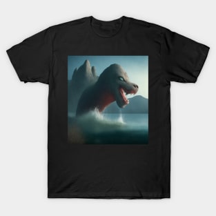 AI generated Sea Groundhog creature nightmare T-Shirt